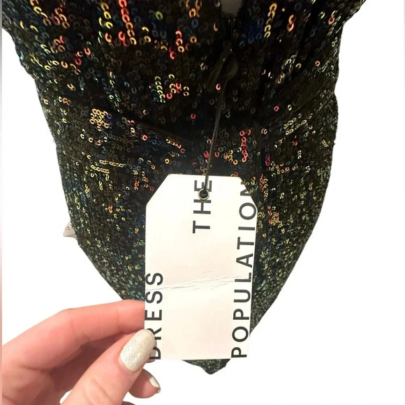 New Dress The Population Sequined Dress - Picture 10 of 13